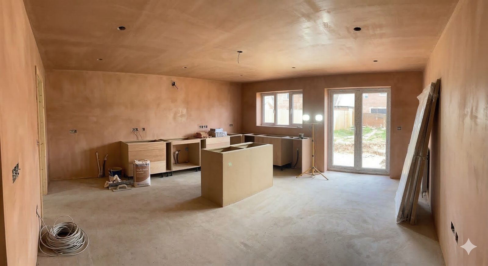 Professional plastering in Bournemouth by KCL Interiors