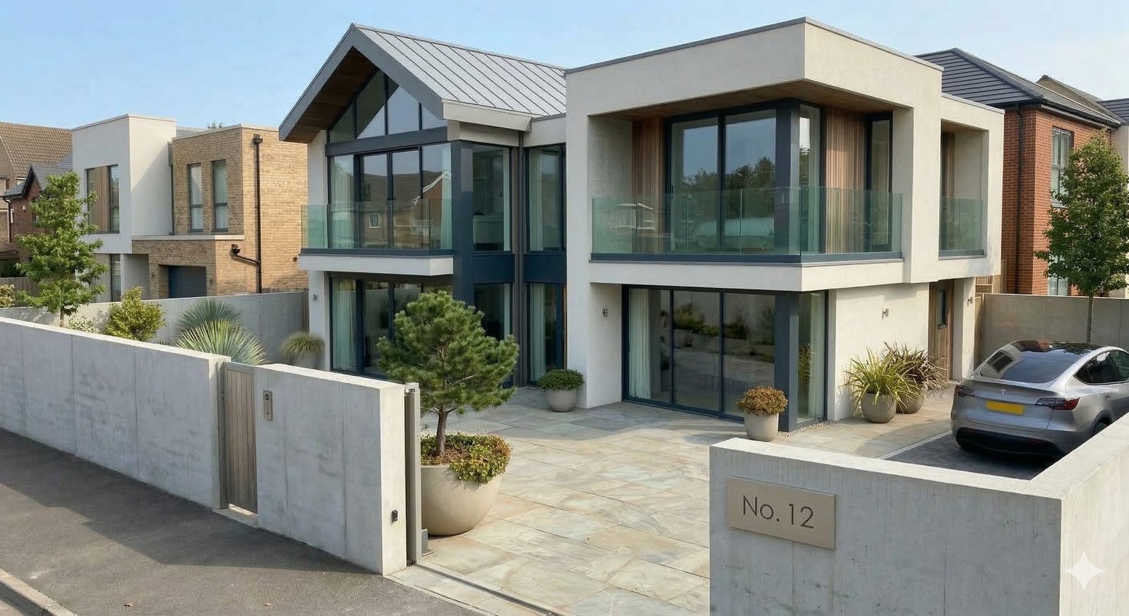 External rendering on a Dorset property by KCL Interiors