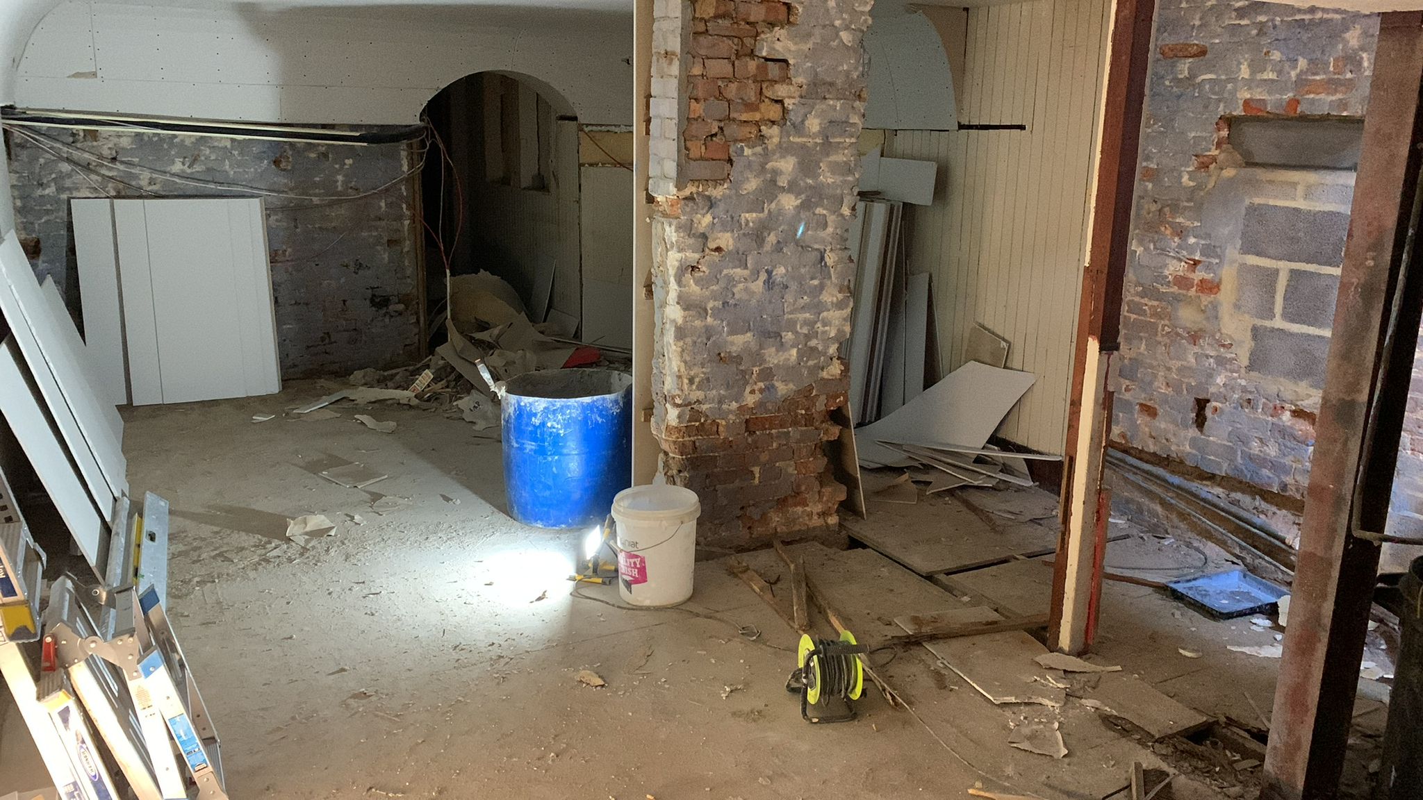 Quattro board installation for exterior rendering preparation