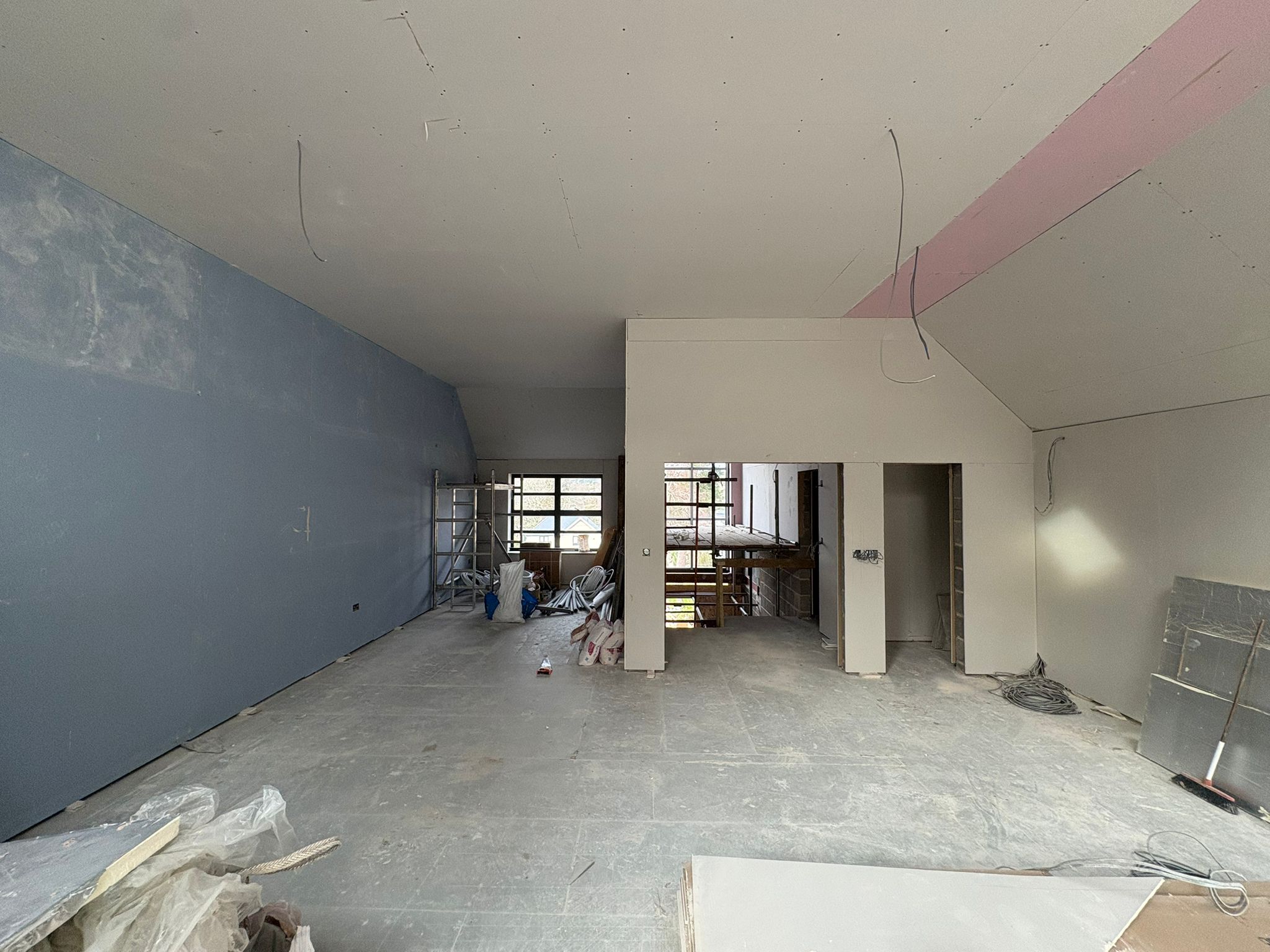 Quattro board installation for exterior rendering preparation